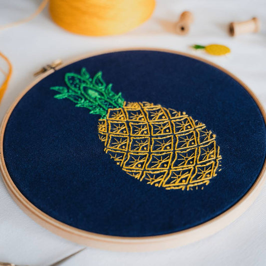 Pineapple Embroidery Kit