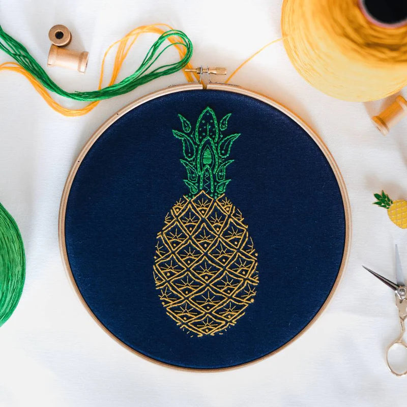 Pineapple Embroidery Kit