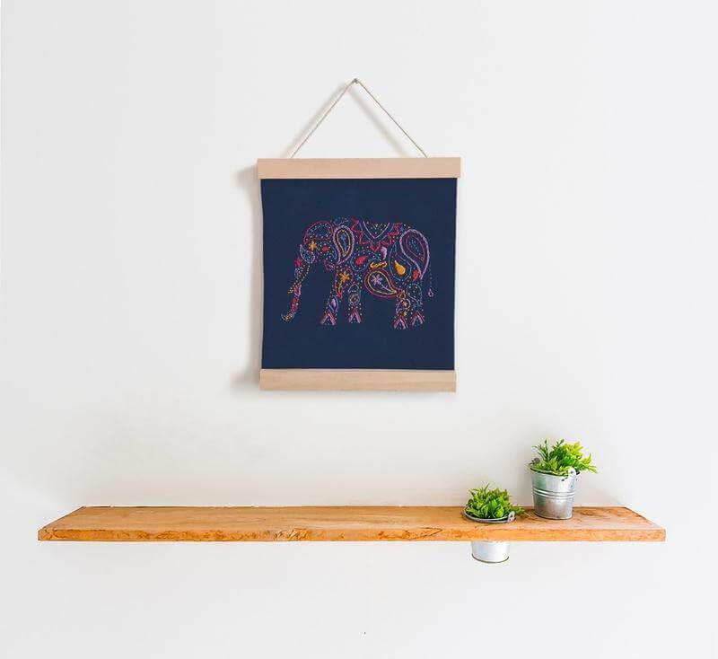 Elephant Banner Embroidery Kit