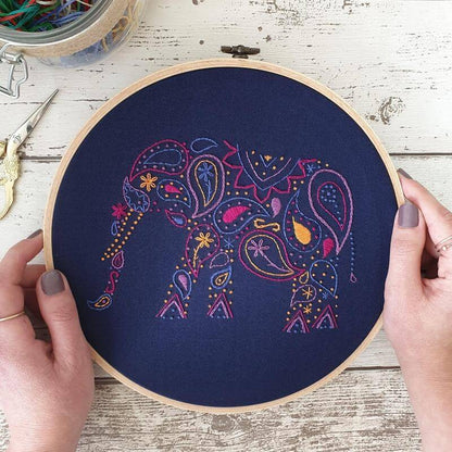 Elephant Banner Embroidery Kit