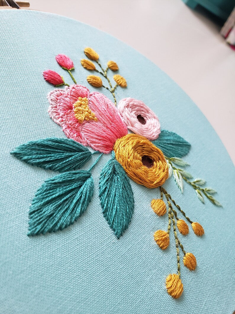 Floral Embroidery Design